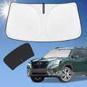 for Subaru Forester 2019-2025 2026 Sun Shade Sunshade Windshield Cover, 4-Layer Front Window Shade for Forester Crossover, Base, Premium, Sport, Limited Sun Visor 240T Shade Cooler Car Accessories