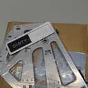 3 Layers Shoes Drawer Cabinet Hinges Flip Frames, Grey Shoe Cabinet Replacement Fittings Stainless Steel for Kitchen Living Room, 1 Pair (Gray)