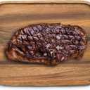Ironwood Gourmet Small Steak Board, 7.5 x 10.5 x 0.5 inches, Acacia Wood Dinner Plate (Brown)
