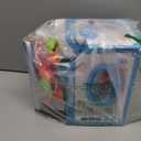 Magnetic Fishing Pool Toys Game for Kids Toddlers 3-5 4-8, Fishing Water Table Bathtub Toy with Inflatable Pool Pole Rod Net Plastic Floating Fish, Water Bath Pool Outdoor Toys for Kids Toddlers Baby