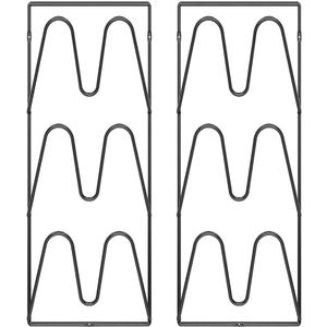 Strong Glue Hooks Pot Lid Holder Countertop Wall-mounted No Drilling Quick Drainage Waterproof Stickiness Anti-slip Cutting Board Organizer Kitchen 2pcs