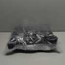 Magnetic Insulated Door Curtain Fits 48"x80" Doors  Thermal Door Cover for Winter with Clear Window, Window Insulation Kit & Doors Draft Stopper to Keep Cold Air Out for Front Doorway Home  Black