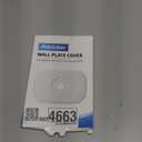 Petrichor Nest Thermostat Wall Plate - Compatible with Google Nest Thermostat 2020 - Nest Thermostat Trim Kit, Nest Thermostat Wall Plate Cover Accessory Easy Installation - Snow (White)