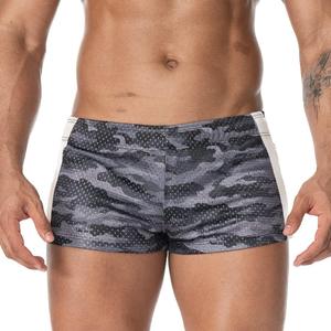 AIMPACT Men's Mesh Running Shorts Retro 3 Inch Quick Dry Gym Athletic Workout Short Shorts (X-Large, Camoblack)