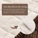 MEETSKY Couch Cover for 2 Cushion Couch Sofa, Non-Slip Couch Cover for Dog Washable Sofa Protector Pet Friendly Dog Mats for Couches Soft Furniture Covers, 27.6" x 70.9", Chocolate