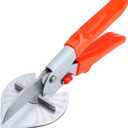 Bates- Multi Angle Miter Shears, Adjustable at 45 To 135 Degree with Safety Lock Hand Tools, Quarter Round Cutting Tool, Miter Shears for Wood Trim Molding, Cutting Plastic, PVC