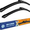 ICEXSNOW 26 Inch 2 Pack Windshield Wiper Blades for Ford Fusion 2020 2019 2018 2017 2016 2015 2014 2013 Automotive Replacement Windshield Wiper Blades 26"+26", Pinch Tab