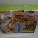 KITESSENSU Nonstick Turkey Roasting Pan with Rack 17 x 14 inch - Large Chicken Roaster Pan for Oven - Wider Handles & Heavy Duty Construction - Suitable for 24lb Turkey, Gray