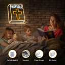 Book Neon Sign for Bedroom Holy Bible Led Neon Light Sign Room Decor for Comfort and Soothing, USB Powered,14.6x11.8 Inch