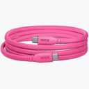 3-Pack USB to USB-C Charging Cables, Pink