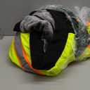 High visibility Hoodie for Men,Class3 Hi Vis Hoodie,Fleece Lined Reflective Hooded,Construction work Hi-Vis Safety Sweatshirt,Black Bottom Lime 6XL (Neon Yellow)