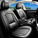 for 5dfd54f4d5 Custom Fit Car Seat Covers, Black
Premium Leather Full‑Coverage Protectors, Anti-Scratch, Waterproof & Easy‑Clean, Breathable, Airbag Compatible, Full Set