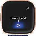 Fitbit Versa 2 Special Edition Health and Fitness Smart Watch with Heart Rate, Music, Alexa Built-In, Sleep and Swim Tracking, Navy and Pink Woven/Copper Rose, One Size (S and L Bands Included), 2.3