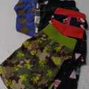 6 Pack Fleece Dog Sweater with Leash Ring Winter Dog Clothes for Small Medium Pets Pullover Vest for Walking Warm Soft Puppy Outfit for Cold Weather Christmas Pet Apparel(M,A Style)