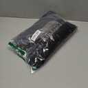 Dirholl Women's A-Line Fairy Patterned Elastic Waist Ruffle Tulle Layered Midi Skirt, Black 