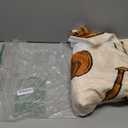 jwyta Baseball Flannel Blanket, Cartoon Throw with Glove, Bat and Ball on Beige Background, Lightweight Fleece Blankets for Sport Lover, Couch, Cabin, Bed, Camping Athletic Decor Gifts, 60x50in