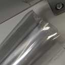 OstepDecor Clear Table Protector 48 x 48 Inch, 2mm Thick Plastic Table Cover, Waterproof PVC Clear Table Cover Protector, Desk Protector Mat, Writing Desk Pad for Desktop, Coffee & Dining Room Table