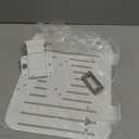 suptek Adjustable 13 to 18 inch Laptop VESA Arm Mount Tray for Monitor Arms and Stands (Tray Only),Fits 75x75/ 100x100 mm VESA Mount Holes,and Supports Weight up to 10lbs,White(TP007W)