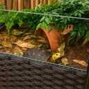 Turtle Habitat Box,Tortoise Habitat,Reptile Enclosure,Turtle Tank, 
Tank Volume	51 gallons
Special Feature	Drainage Hole, Rust Resistant, Weather Resistant
Product Dimensions	47.24"L x 15.75"W x 20.47"H