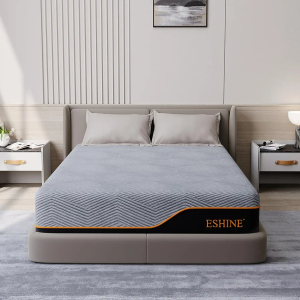 ESHINE 14 Inch Queen Gel Memory Foam Mattress - Back Pain Relief & Pressure Relief, Green Tea Infused, CertiPUR-US Certified, Bed in a Box