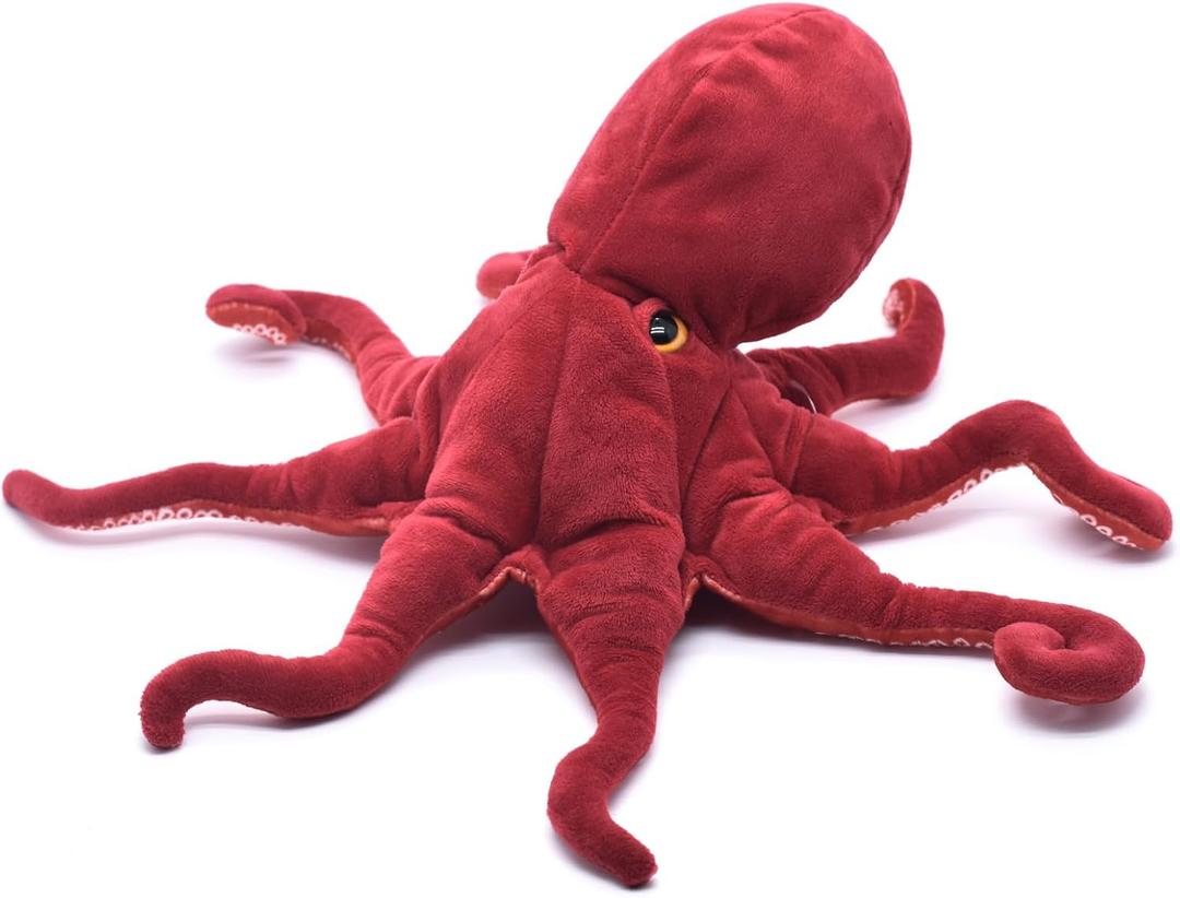 HWD Realistic Stuffed Octopus Dolls Toys, Cute Soft Sea Marine Animals Plushies for Kids, Toddler, Birthday, Halloween, Christmas Xmas Gifts Home Decor - 18 Inches HWD Realistic Stuffed Octopus Dolls Toys, Cute Soft Sea Marine Animals Plushies for Kids, Toddler, Birthday, Halloween, Christmas Xmas Gifts Home Decor - 18 Inches