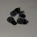 DOK TigerToes Premium Non-Slip Dog Socks for Hardwood Floors - Extra-Thick Grip that Works Even When Twisted - Prevents Licking, Slipping, and Great for Dog Paw Protection - Size Medium (Classic Grey)