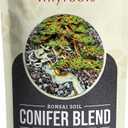 Tinyroots Conifer Bonsai Soil Blend  2.25 Quarts - Formulated and Pre-Mixed for Junipers, Japanese Black Pines, White Pines, Cedar, Cypress and All Other Conifers