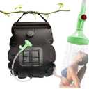 Solar Shower Bag, Solar Heating Camping Shower Bag, 5Gal(20L) Portable Camping Shower Bag, with Removable Hose and On-Off Switchable Shower Head, for Outdoor Traveling/Climbing/Hiking/Beach/Swimming