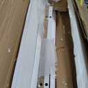 HYZ Storage Chest, 39.4'' Wooden Storage Bench with 4 Wheels & 2 Safety Hinges, Retro Toy Box Support 300 lbs for Bedroom, Living Room, Easy Assembly, White