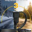 Outdoor Plug Cover, Waterproof Extension Cord Plug Protector for 2 & 3 Prong 120V Outlets - 2 Pack Weather Proof Exterior End Cap for Outside Electrical Plugs, Black