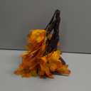 Woohaha 24LED Fall Tree Lighted Maple Tree,Thanksgiving Decoration Maple Leaf Table Tree,Timer Battery Operate Fall Decor Lights for Indoor Outdoor Holiday Autumn Harvest Xmas Party Home Decor (1ft 8in, Orange)