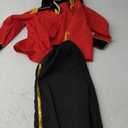 Royal Guard Costume for Boys British Red Suit with Bearskin Cap, Royalty Cosplay Set with Coat, Pants, Belt, Hat M