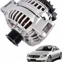 Alternator Replacement for Mercedes CL500 S500 CLK430 SL500 E320 G500 S430 S350 E55 AMG E430 3.7 4.3 5.0 5.5L 2002-2009 150A 12V 13953 0121541302 0141540102