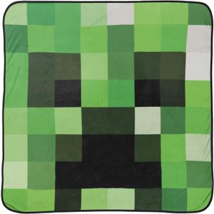 Jay Franco Mojang Minecraft Creeper Plush Throw Blanket