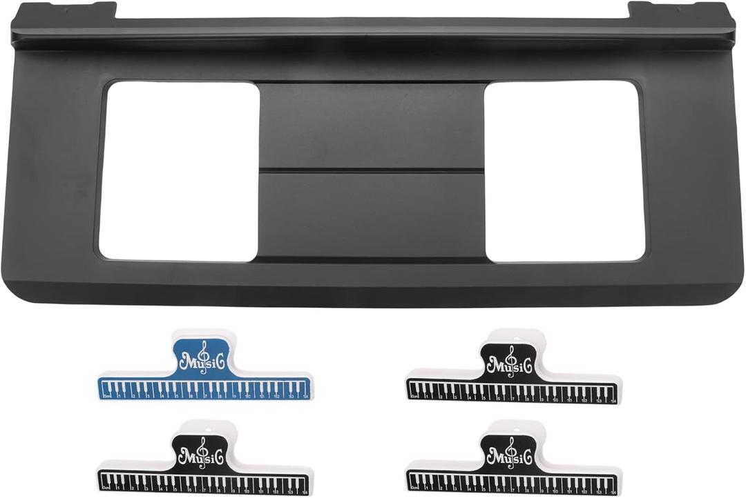 fenlan Music Stand Compatible with Numerous for Models of Music Keyboard,Keyboard Stand Music with 4 Music Clip