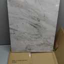 Magnetic Dry Erase Board - 24'' x 18'' Decorative Magnetic Board for Wall - White Board - Magnet Board Display Board - White Marble