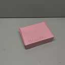 Travel Jewelry Organizer Case with Zipper and Mirrored Charm, Small Portable Jewelry Storage Bag for Rings, Necklaces, Earrings, Travel Pouch, Gift for Teen, Holographic Pink