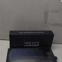 DROWSY Silk Sleep Mask - Face-Hugging, Padded Cocoon for Luxury Sleep in Total Darkness - 100% Pure Mulberry Silk, Skin-Hydrating & Adjustable (Midnight Blue)