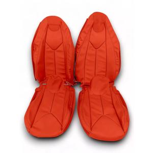  Synthetic Leather Car Seat Covers Seat Cushion Protector Waterproof - Red