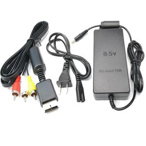 Power Supply and AV Cable for PS2,AC Adapter Charger Cable Cord and AV Cable Compatible with PS2 Slim A/C 70000 Console