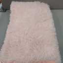 Keeko Pink Small Runner Rugs for Bedroom Girls, 2x4 Fluffy Bedside Kids Room Rug Shag Cute Indoor Throw Rugs Fuzzy Area Carpet for Baby Kid Girl Child Room Nursery Living Room Decor