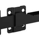 National Hardware N166-023 8.23-in Modern Black Gate Latch