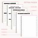 2026 Planner, Weekly and Monthly Calendar Planner Book, Jan 2026 - Dec 2026, Planning Agenda for Desk Accessories and School Supplies - A5 (6.3'' x 8.5'') (Pink-Green Plaid)