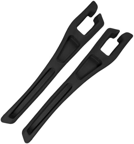 KPFILEH 2PCS Car Seat Gap Filler Organizer, Car Center Console Side Plug with Storage Slot Prevent Falling, Multifunctional Vehicle Interior Phone Holder Accessories for Cars, Trucks, SUVs (Black)