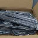 Leekpai Step Stool with Handle for AdultsSeniors Heavy Duty Holds 350 lbs.Stepping Stool for Elderly Adults, Attractive Black for Kitchen (17x12x4 Inch (Pack of 1))