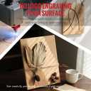 Bamboo Cutting Board for Kitchen - Wood Chopping & Charcuterie Board | Made with Moso Bamboo - Double Sided Butcher Block (13.2" x 9.8" / 33.5 x 25 cm)