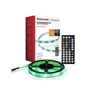 Honeywell USB Powered 8.2ft LED Strip of Lights RGB For Home Decor - NEW