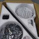 KNUN 56 inch Ceiling Fans with Lights, Brown Flush Mount Ceiling fan with Light and Remote/APP Control, 3CCT, Dimmable, Noiseless, Low Profile Ceiling Fan for Bedroom, Patio, Indoor/Outdoor Use