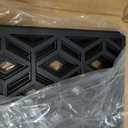 Rubber Stair Treads Non-Slip Outdoor 42”x10” (5-Pack) – Hexagon Anti-Slip Step Mat