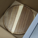 Mikasa Glenwood Wood Cake Plate Stand with Glass Dome, 9.75 inch